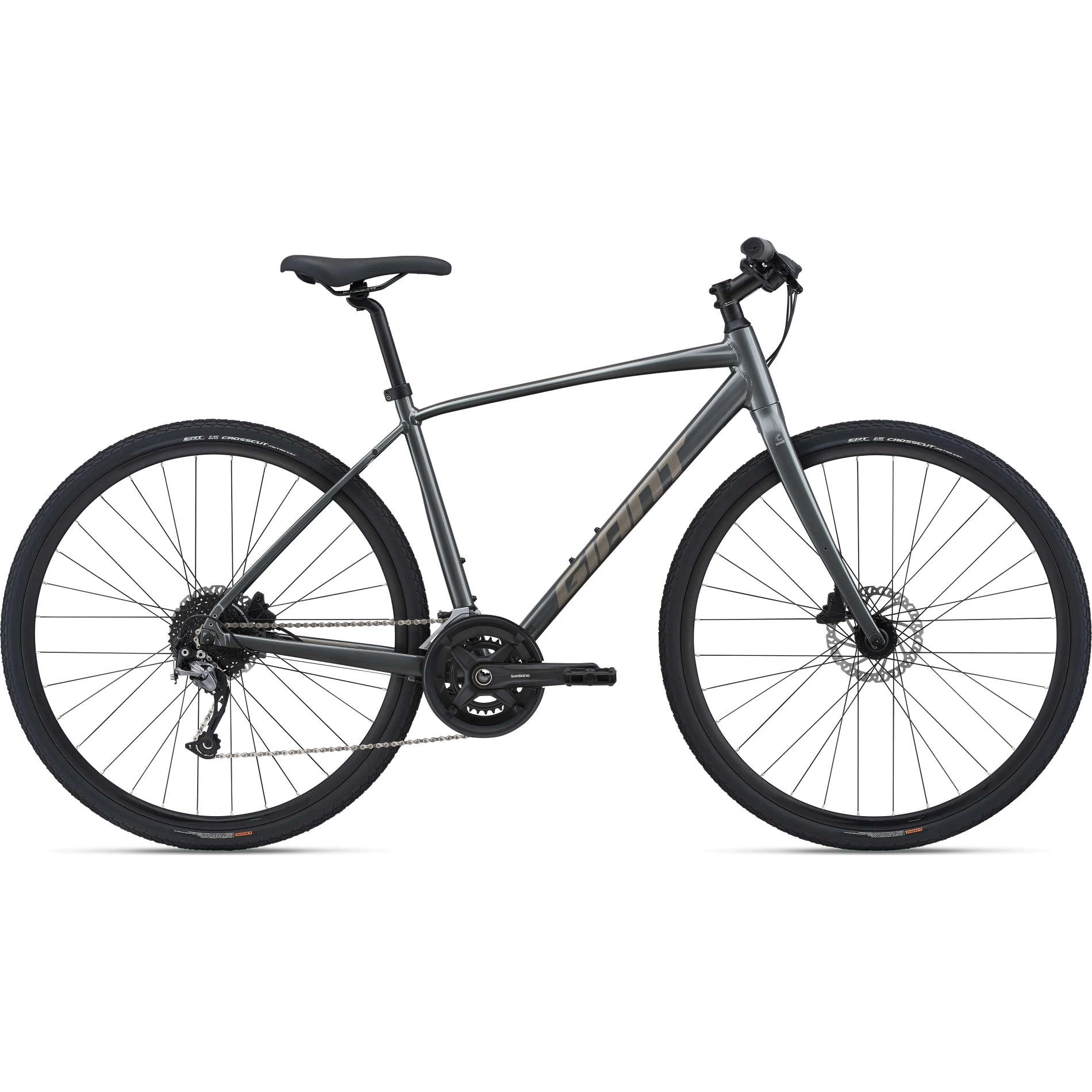 Giant Escape 1 Disc Hybrid Bike In Charcoal