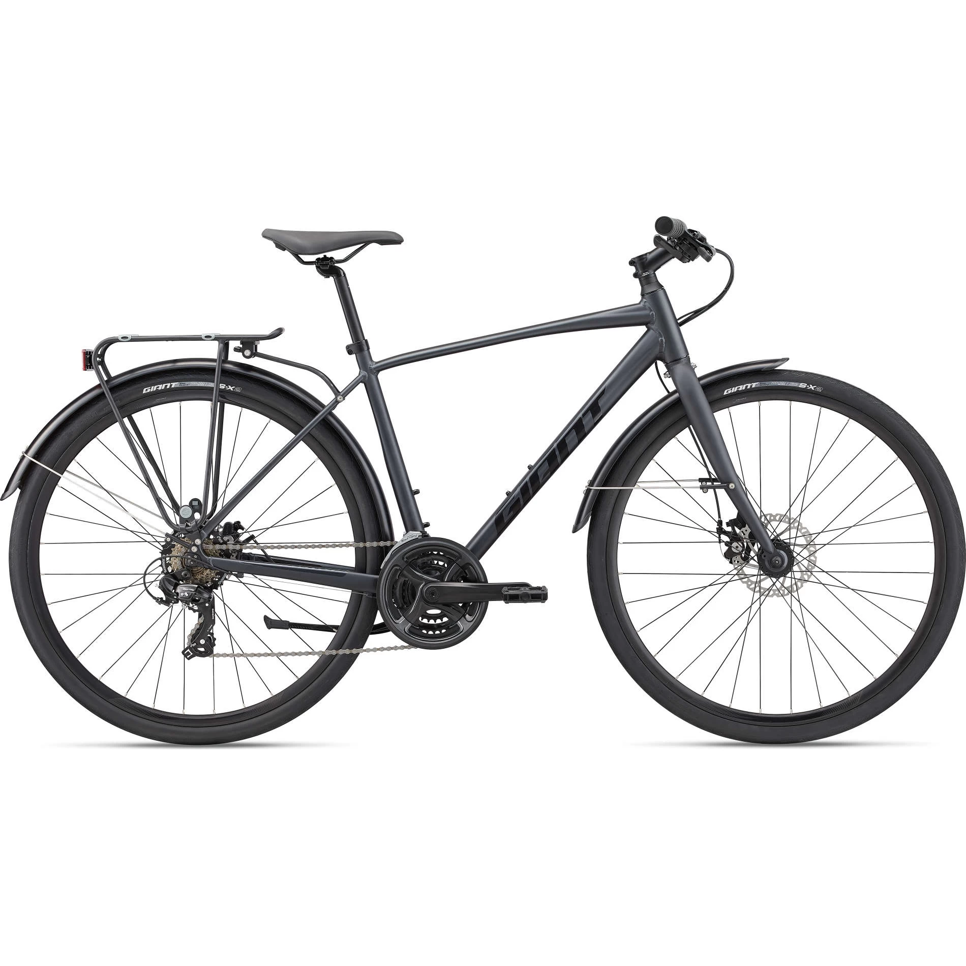 Giant Escape 3 City Disc Hybrid Bike In Black