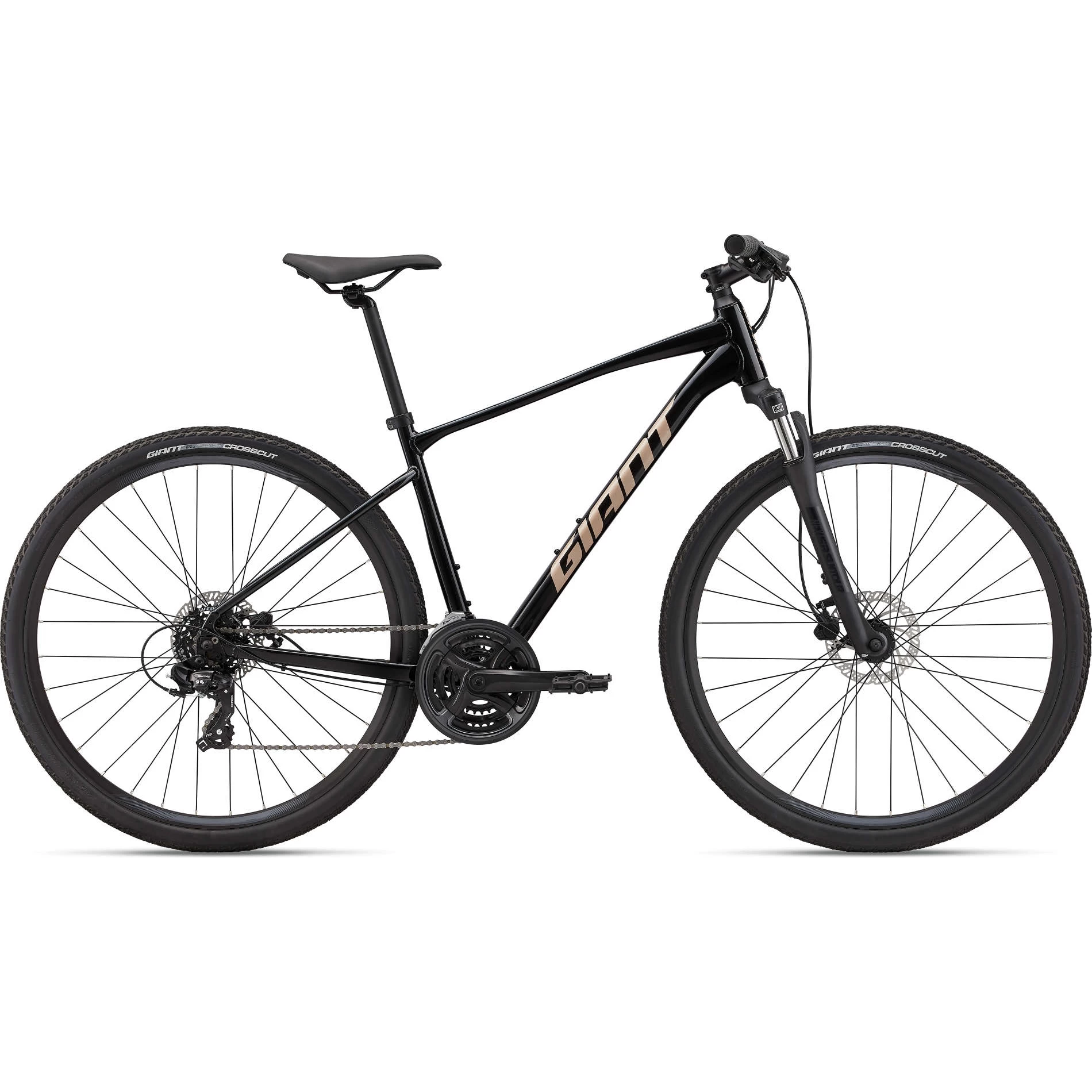 2022 Giant Roam 4 Disc Hybrid Bike In Black