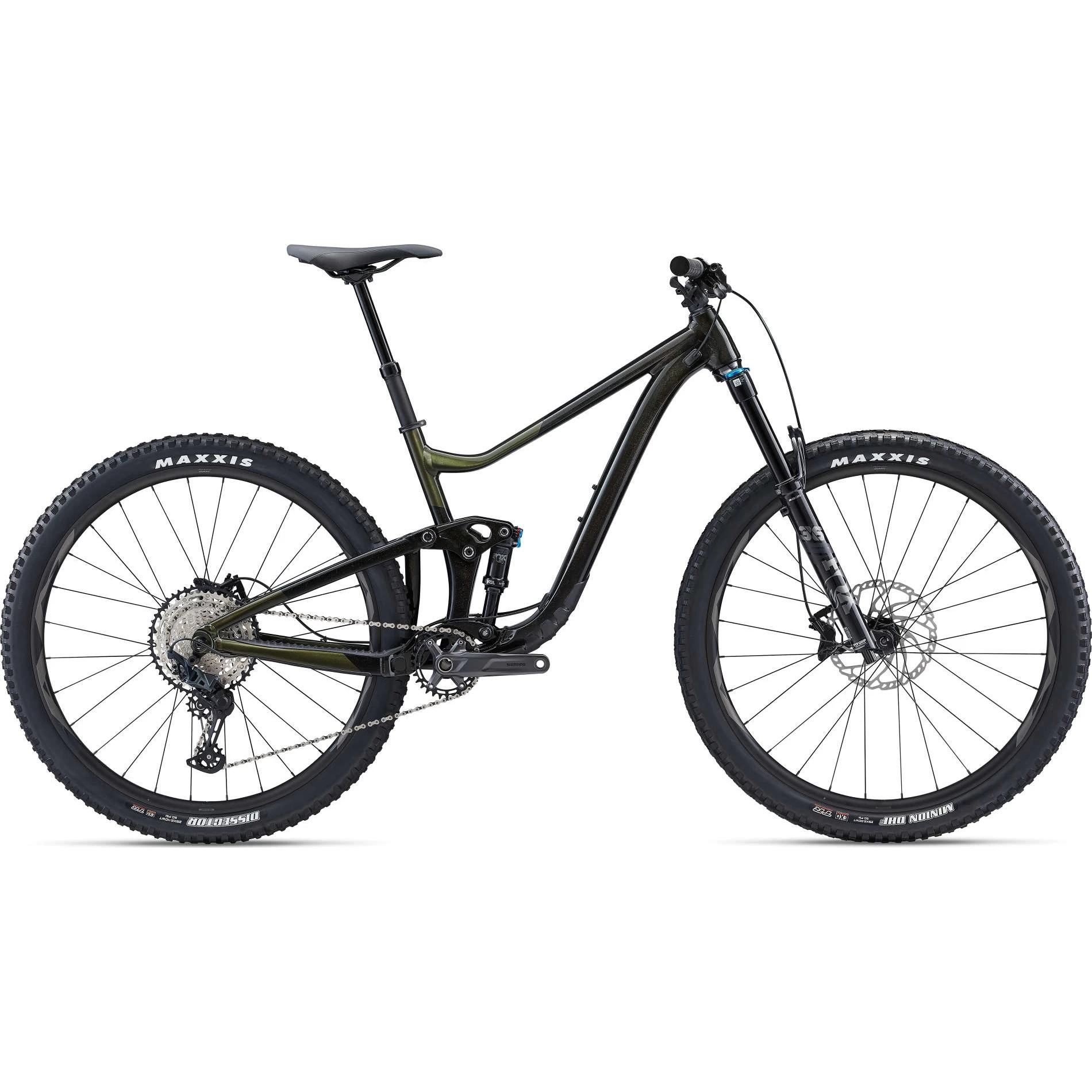 Giant Trance X 29 1 Trail Bike In Panther/Phantom Green/Chrome