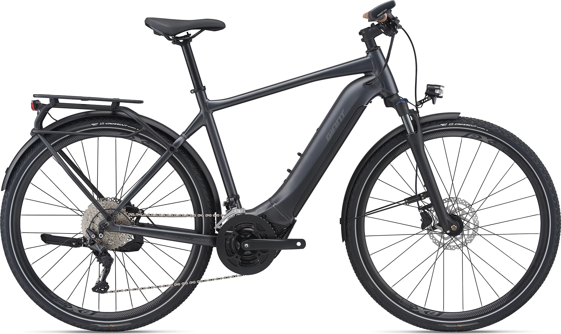 Giant Explore E+ 1 625 Electric Bike In Gunmetal Black