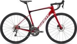 Giant Defy Advanced 3 Carbon Road Bike In Gloss Grenadine/Black/White