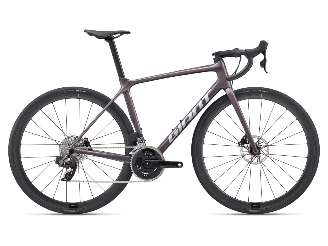 Giant TCR Advanced Pro 1 Disc-AR Road Bike In Charcoal Plum