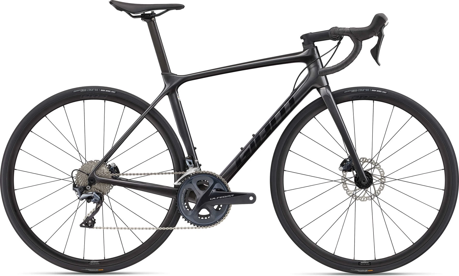 Giant TCR Advanced 1 Disc Carbon Road Bike In Black Chrome