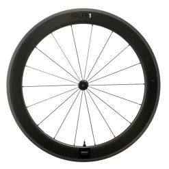 Giant SLR 1 Tubeless Carbon Disc 65 Front Wheel | Clincher | Centerlock - 12x100 Mm - Black