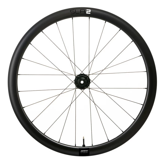Giant SLR 2 Tubeless Carbon Disc 42 Front Wheel - Clincher - Centerlock - 12x100mm