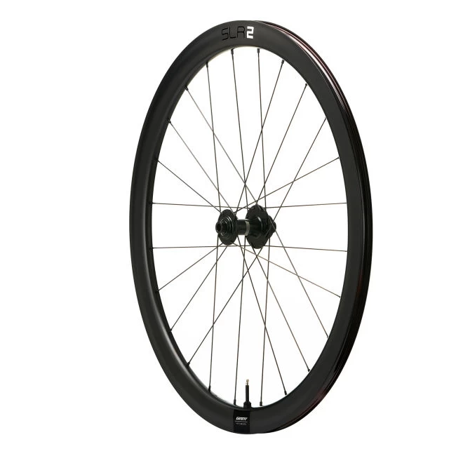 Giant SLR 2 Tubeless Carbon Disc 42 Front Wheel - Clincher - Centerlock - 12x100mm - Image 2